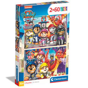 Puzzle Paw Patrol, 2 x, 60 Teile