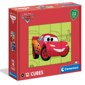 Clementoni Würfel Puzzle Cars 12 tlg.