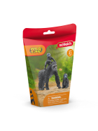 Schleich Flachland Gorilla Familie