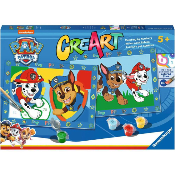 Ravensburger CreArt - Malen nach Zahlen - Paw Patrol