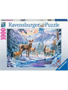 Ravensburger Rehe und Hirsche im Winter