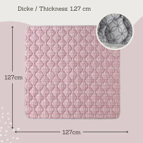 Hakuna Matte Krabbeldecke, Hygge, 1.27 x 1.27 m, Blush