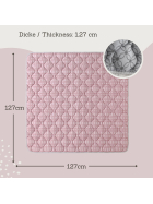 Hakuna Matte Krabbeldecke, Hygge, 1.27 x 1.27 m, Blush