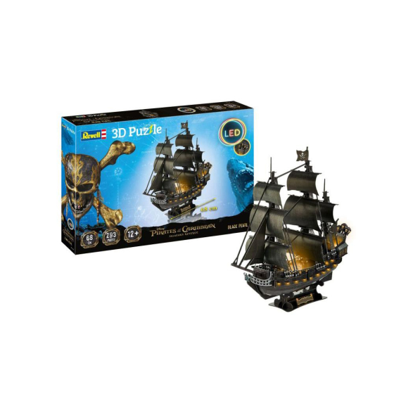 3D Puzzle Black Pearl LED