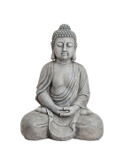 Buddha Statue in Steinoptik, 71 cm