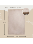 Hakuna Matte Samtmatte, Wolke, 1.7 x 1.2 m, Beige