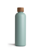 T&N Trinkflasche Edelstahl Wood Edition, 1000 ml, Aqua Turquoise