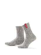 Graue Wolle Kindersocken Chillli Pepper, medium, 30-34