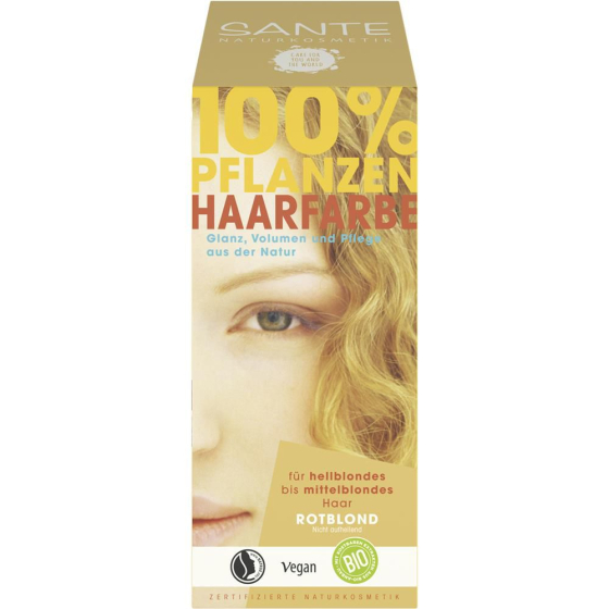 Sante Pflanzenhaarfarbe - rotblond, 100 g