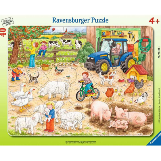 Puzzle Auf dem grossen Bauernhof, 40 Teile