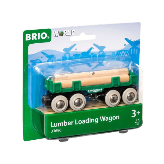 BRIO Lumber Loading Wagon