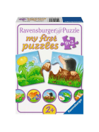 Puzzle Tiere im Garten, 2 x 9 Teile