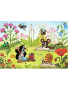 Puzzle Der Maulwurf im Garten, 2 x 24 Teile