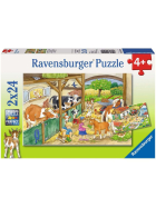 Puzzle Fröhliches Landleben, 2 x 24 Teile