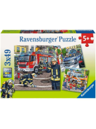 Puzzle Helfer in der Not, 3 x 49 Teile