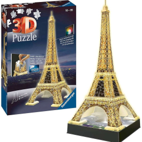 3D Puzzle Eiffelturm bei Nacht